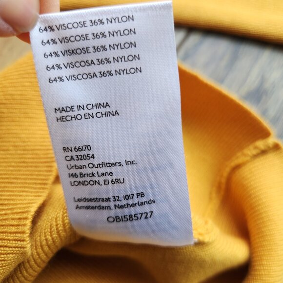 NWT Maeve By Anthropologie Bell Sleeve Mock Neck Sweater Orange - Picture 11 of 11